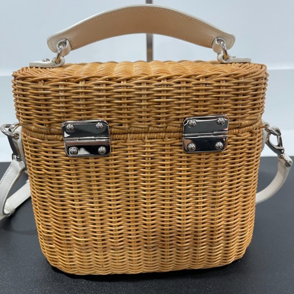 Miu Miu Basket Tote 2-Way Bag (Jb1091) - image 2